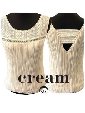 CREAM Brand Off White Angolie Lace Top (EU 34/US XS)